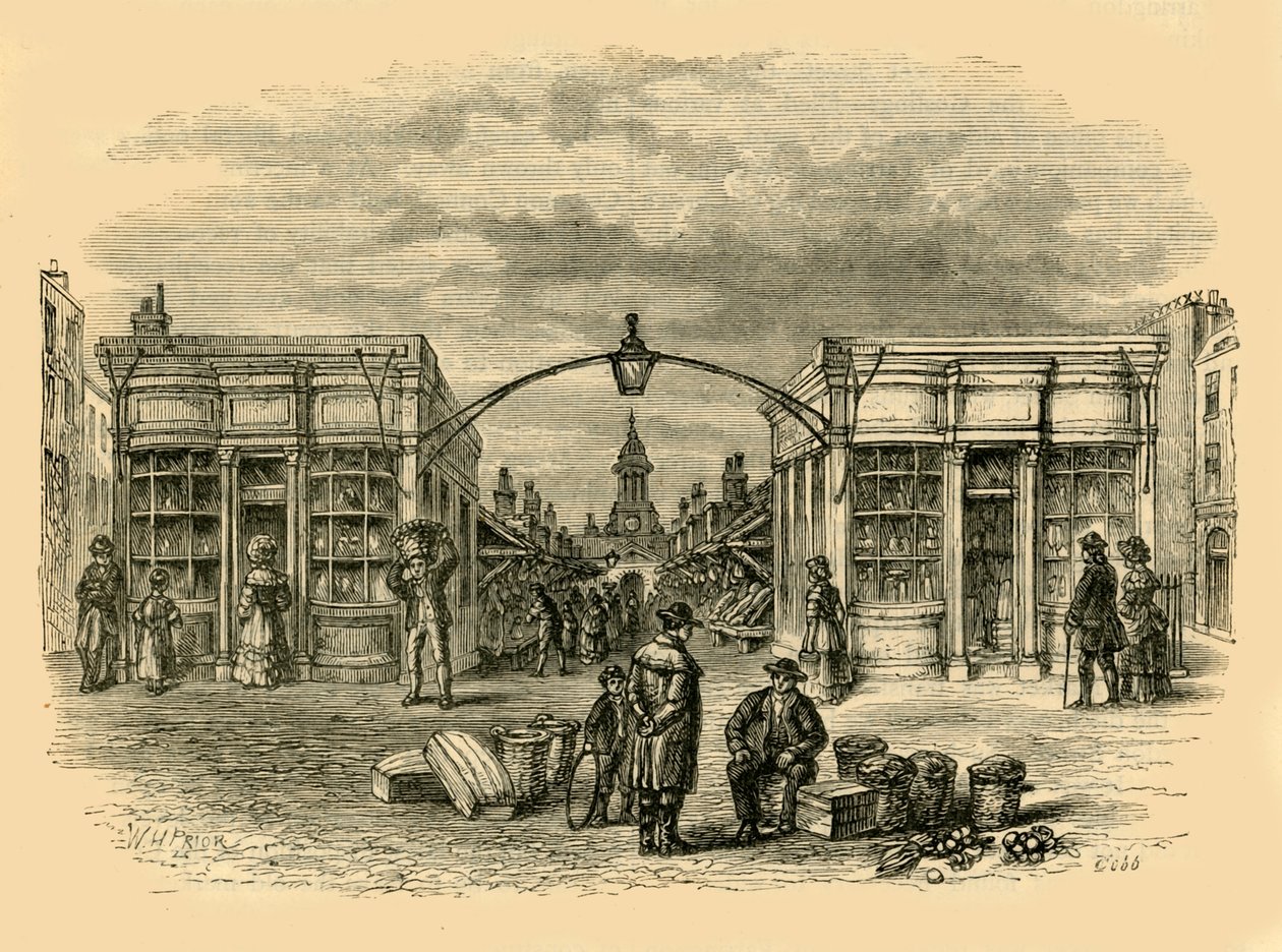 Mercado de la Flota, c1872 de Unbekannt