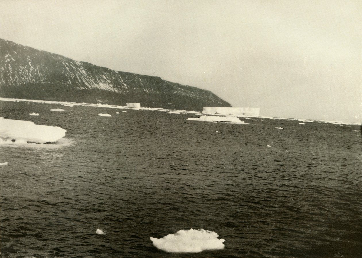 Hielo flotante frente al Cabo Adare de Unbekannt
