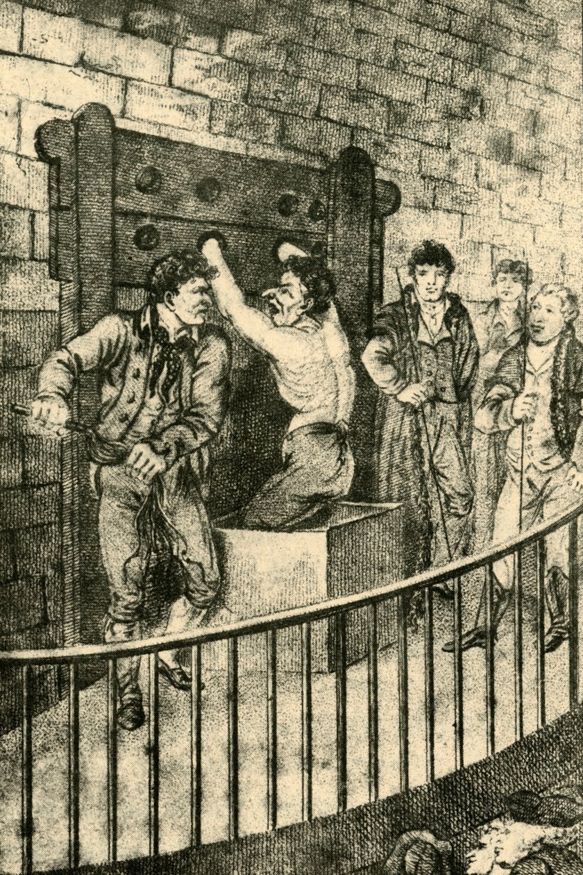 Flagelación en el Old Bailey, 1809, 1925 de Unbekannt