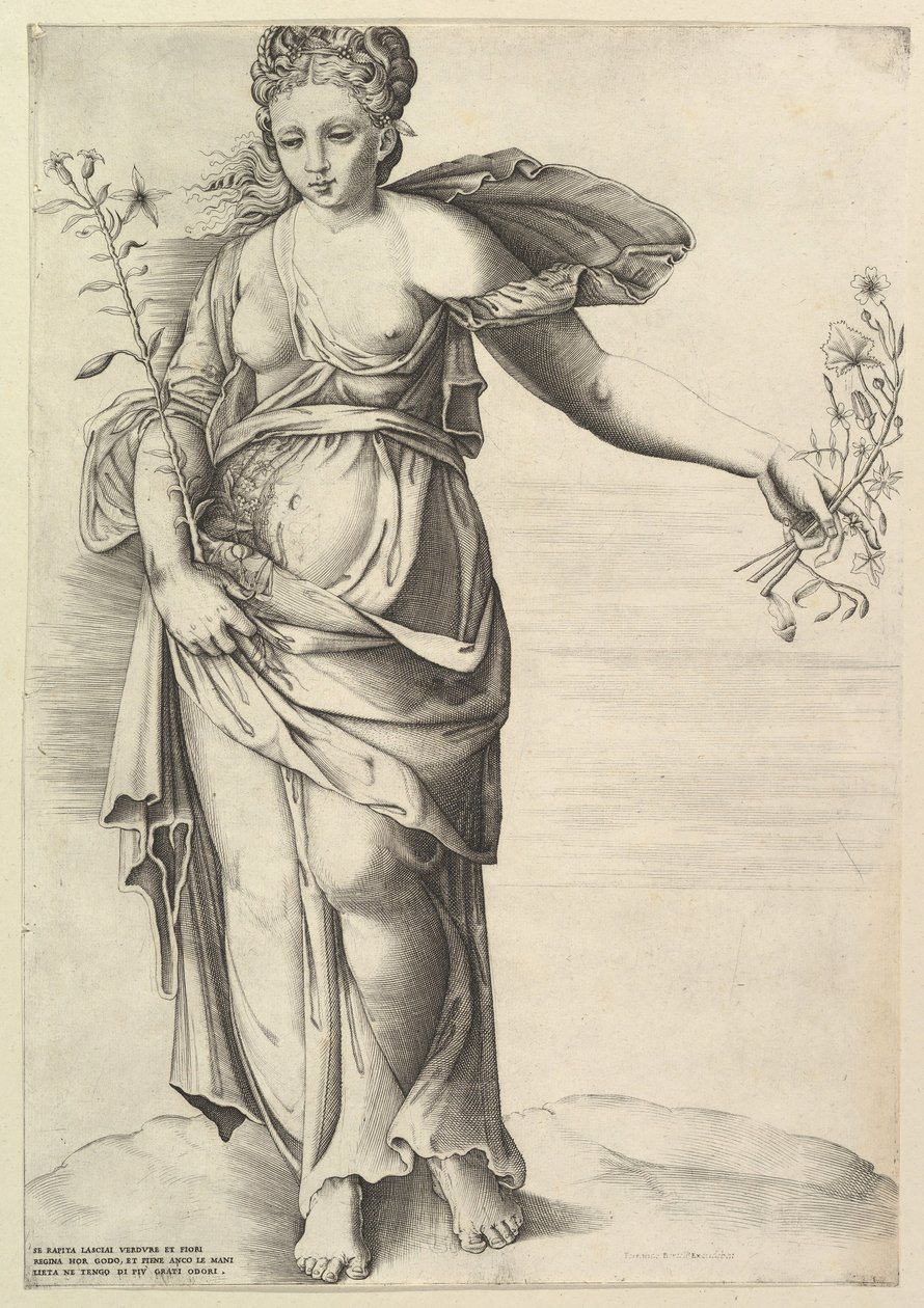 Flora, ca. 1560-70 de Unbekannt