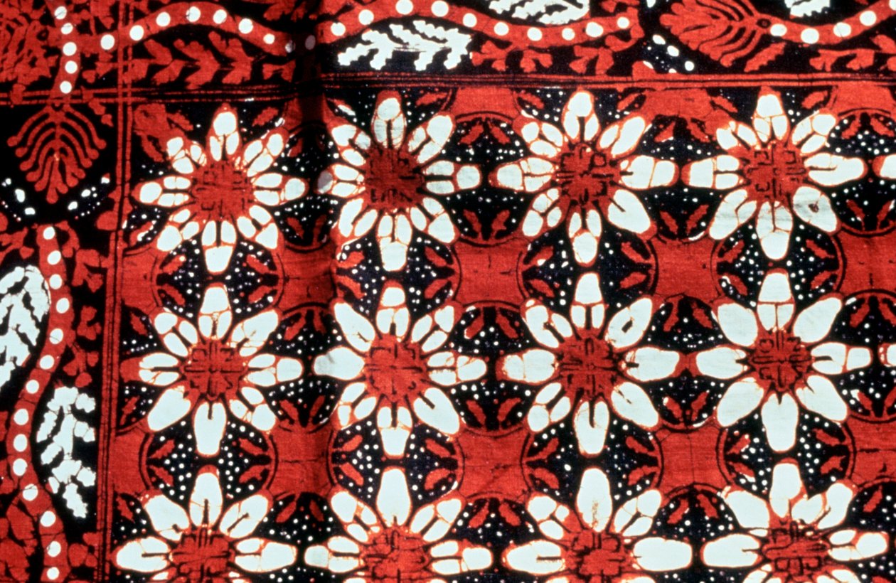 Diseño floral, Indonesia, siglo XX de Unbekannt