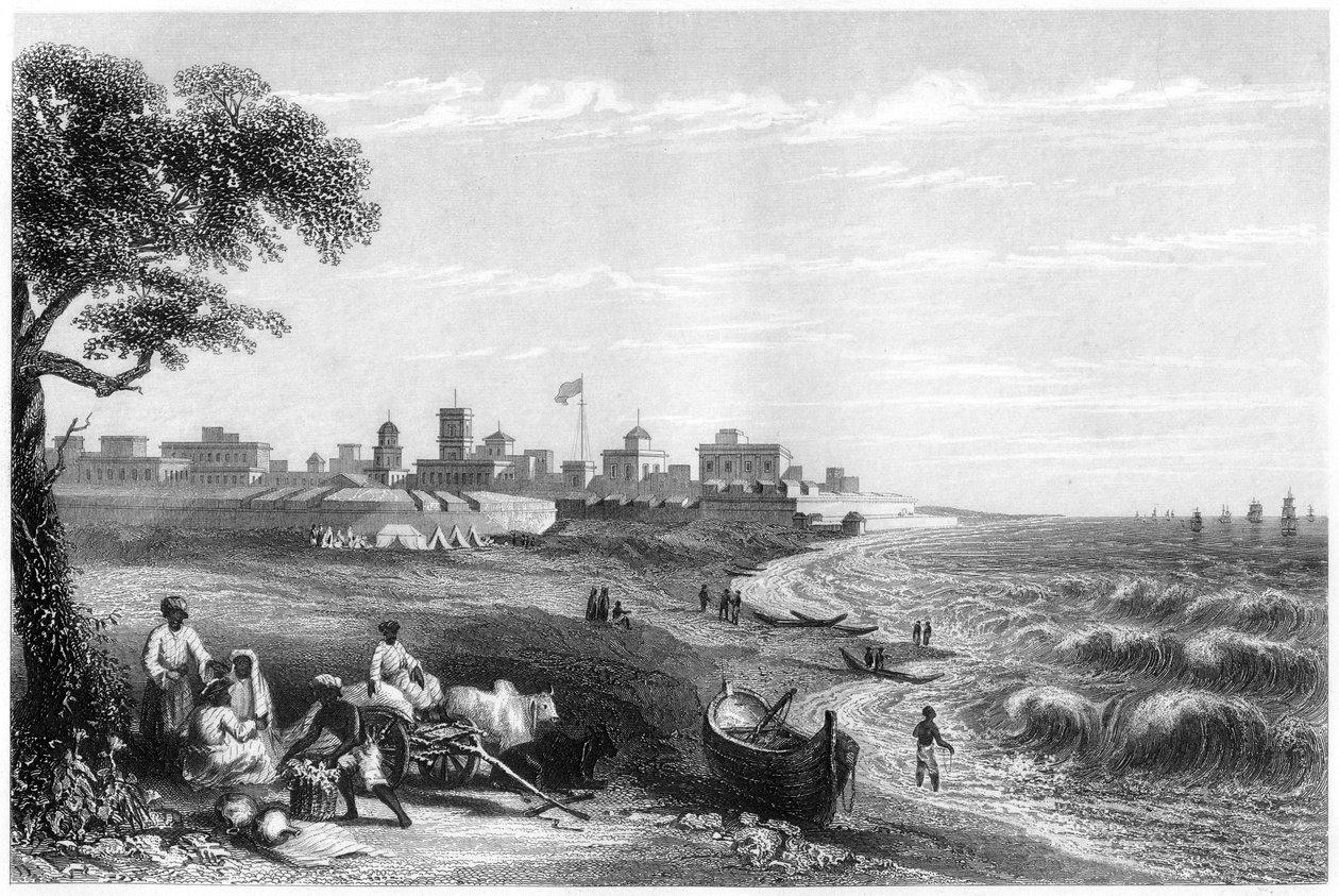 Fuerte George, Madrás, India, c1860 de Unbekannt