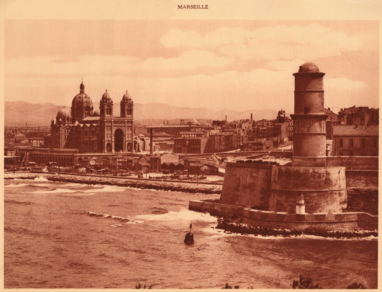 Fuerte San Juan y Catedral, Marsella de Unbekannt