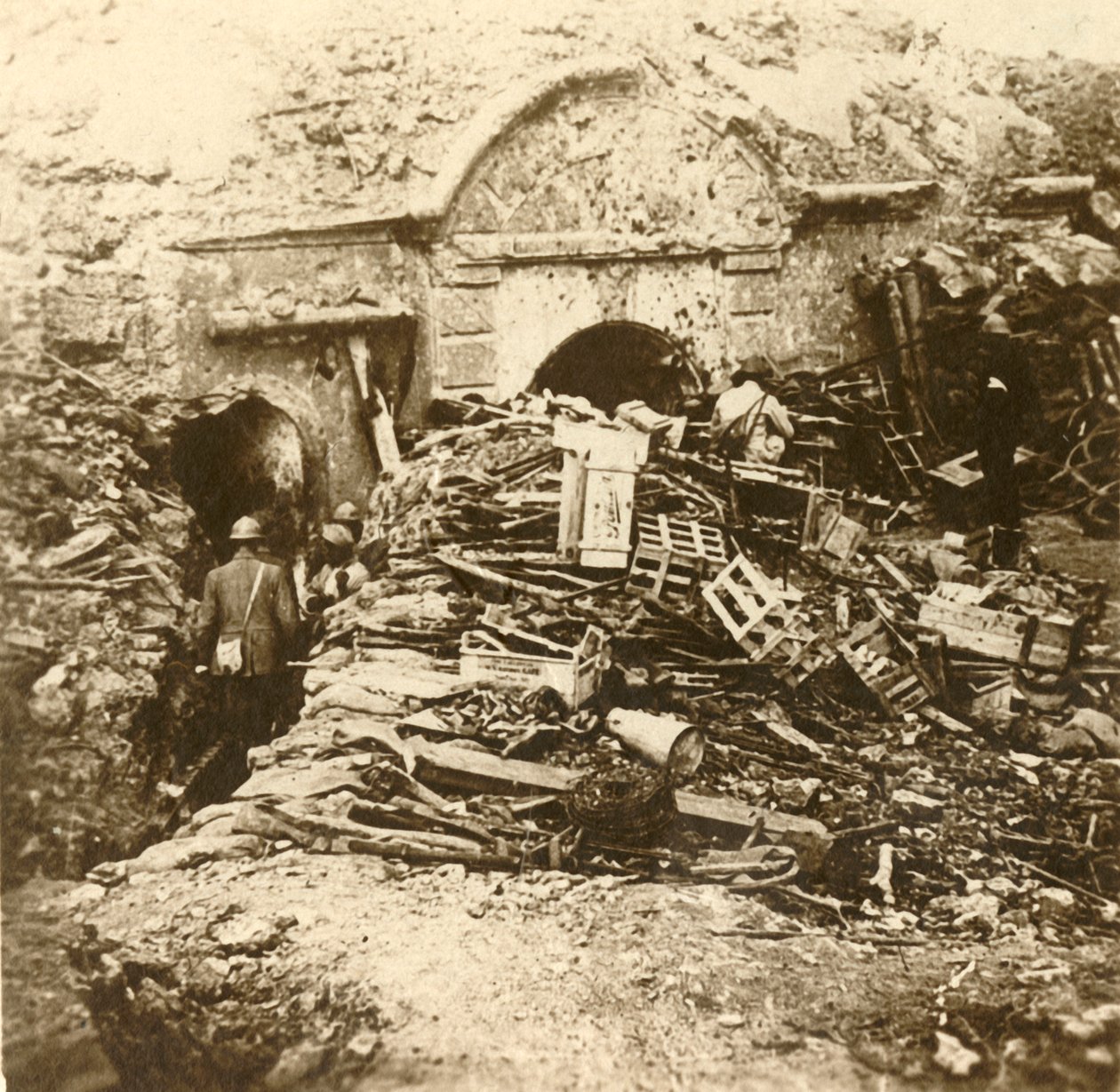 Fuerte de Souville, Verdún, norte de Francia, c1914-c1918 de Unbekannt