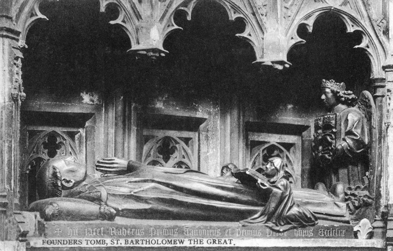 Tumba de los fundadores, San Bartolomé el Grande, principios del siglo XX de Unbekannt