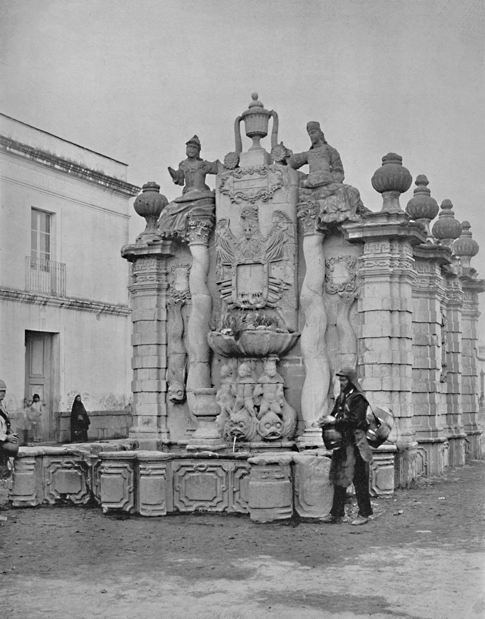 Fuente de las aguas caídas, Ciudad de México, c1897 de Unbekannt