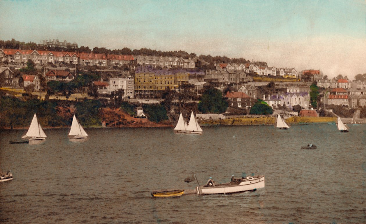Fowey desde Polruan, c. 1930 de Unbekannt