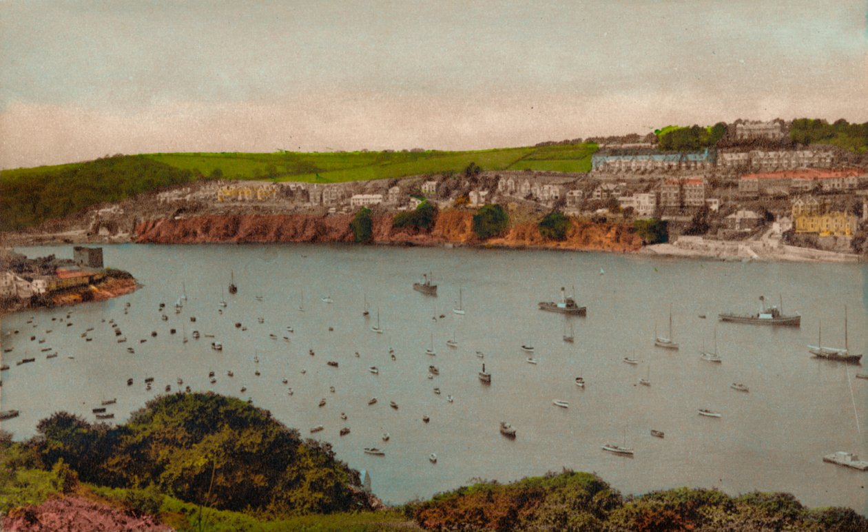 Fowey desde Polruan, c. 1930 de Unbekannt