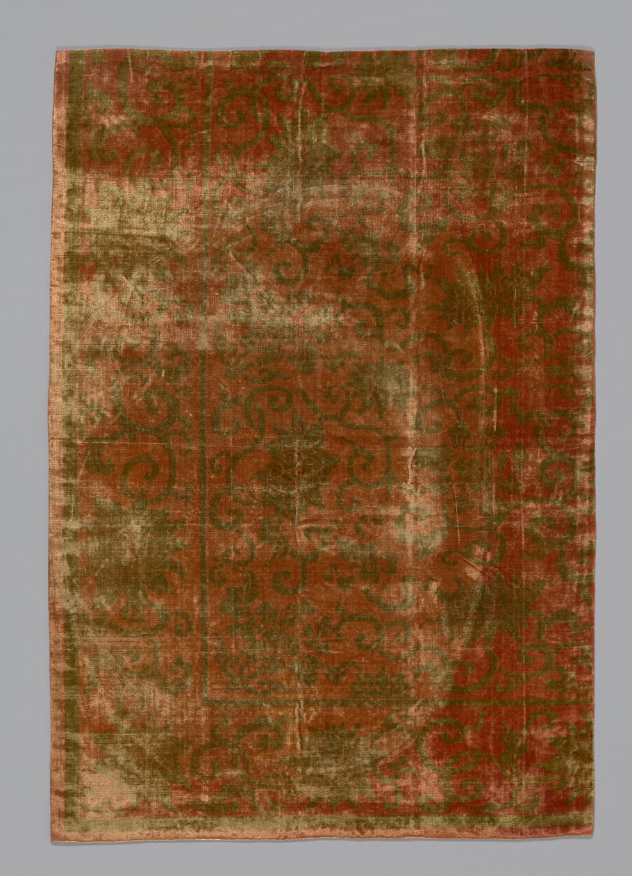 Fragmento de tela de mobiliario, China, dinastía Qing 1644-1911, 1775-1850 de Unbekannt