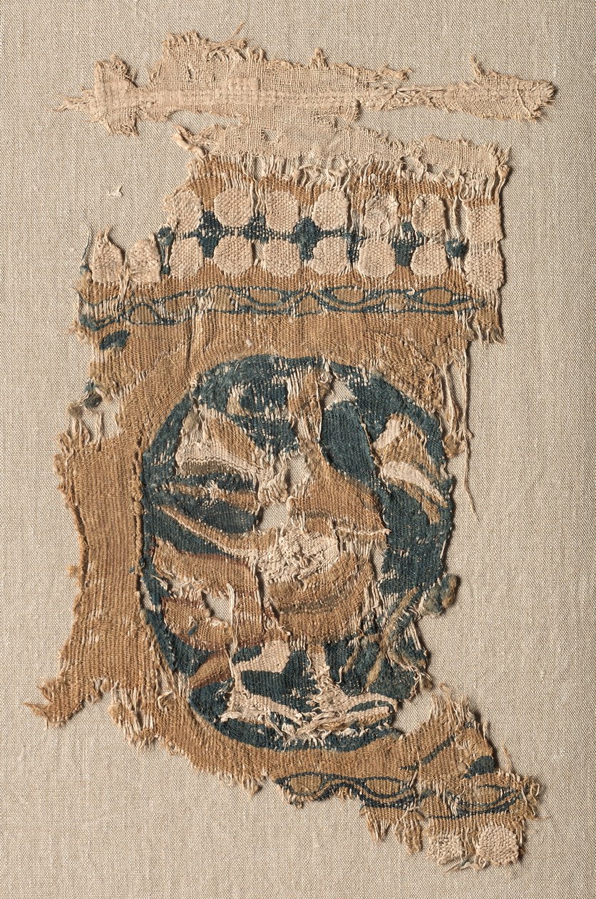 Fragmento de un colgante con medallón y borde de Unbekannt