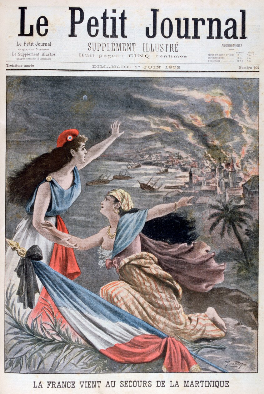 Francia asiste a Martinica, 1902 de Unbekannt