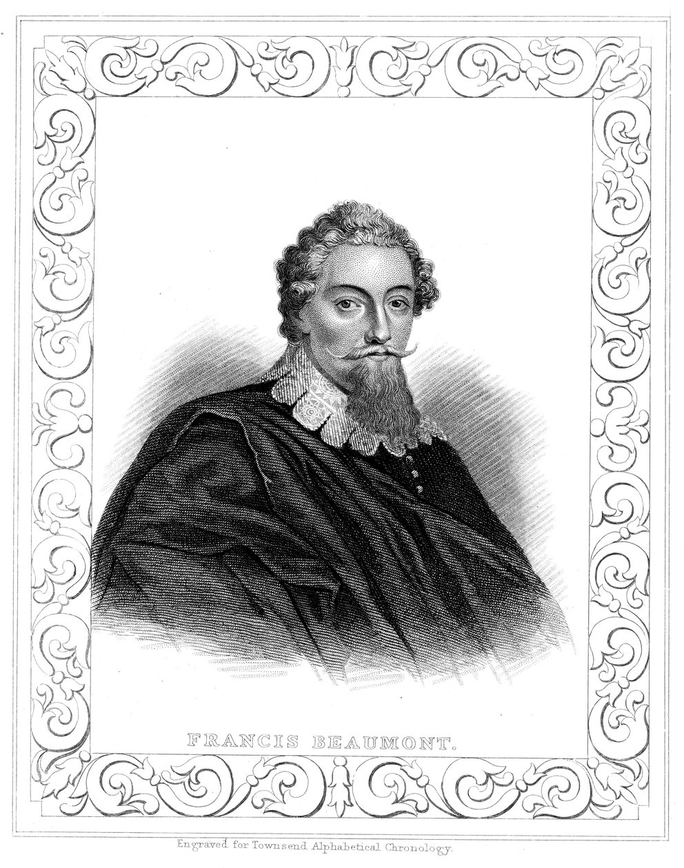 Francis Beaumont 1584-1616, dramaturgo y poeta inglés de Unbekannt