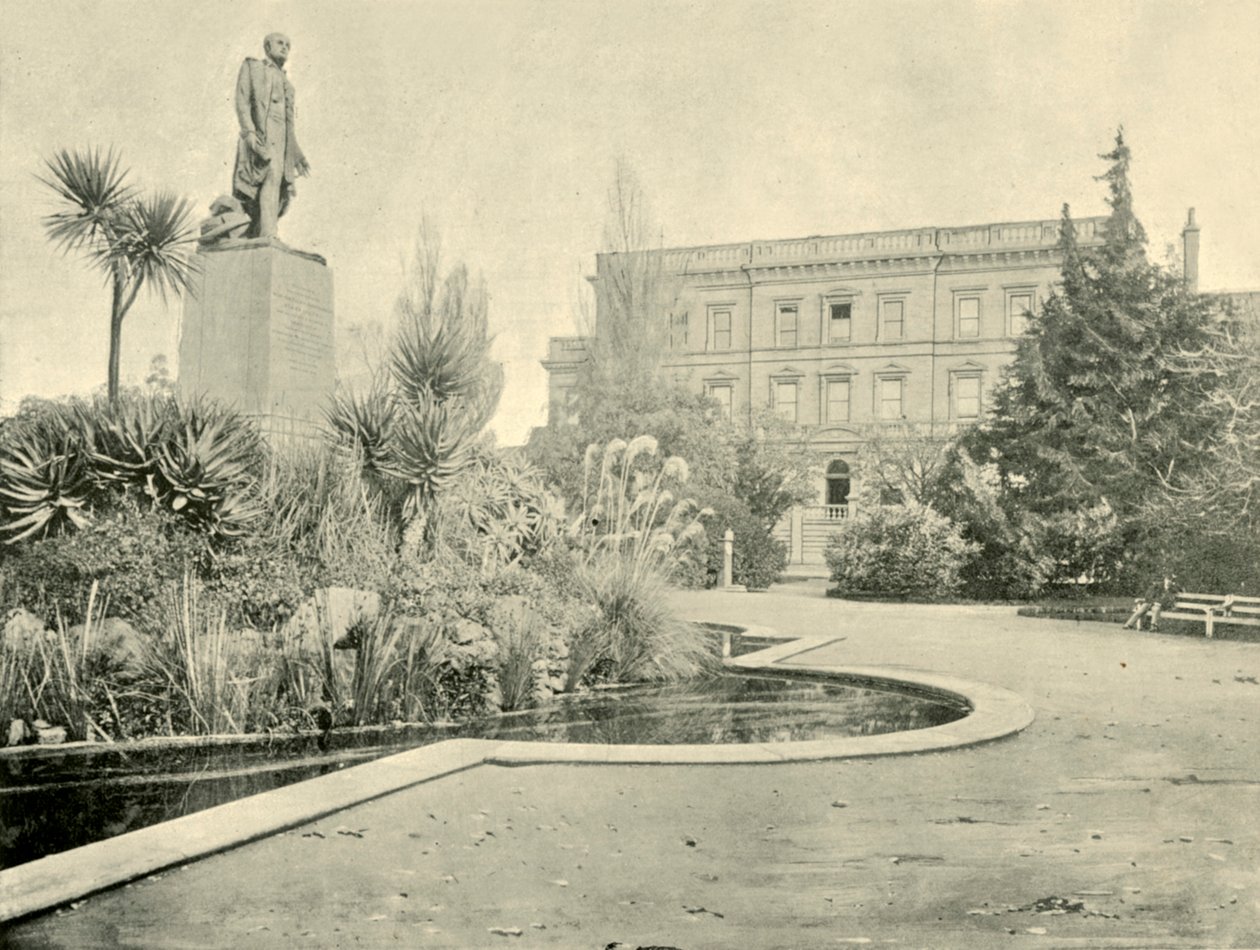 Plaza Franklin, Hobart, 1901 de Unbekannt