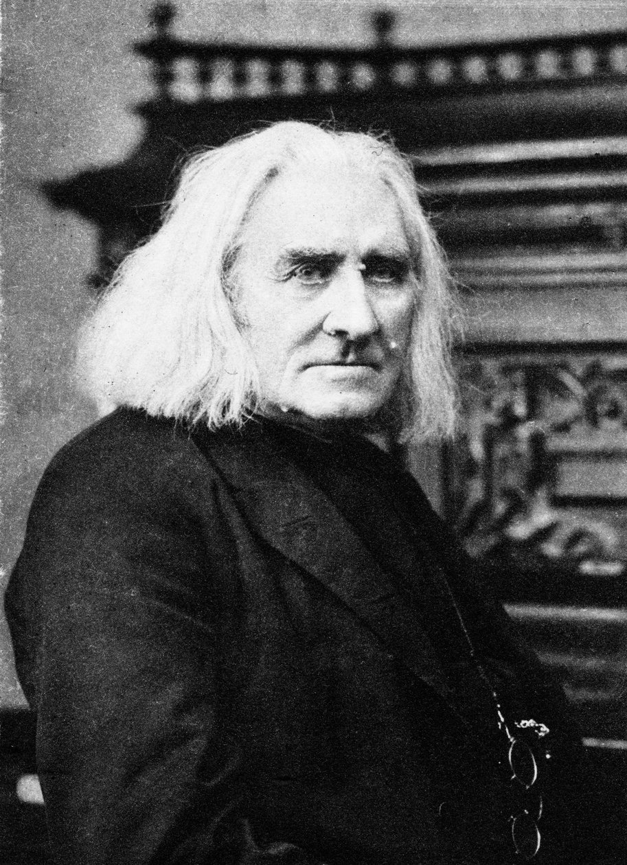 Franz Liszt, pianista y compositor húngaro, finales del siglo XIX de Unbekannt