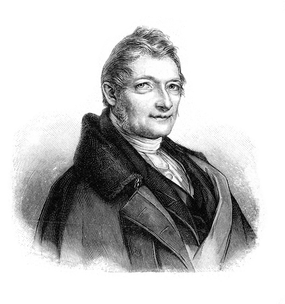Franz Xaver Gabelsberger, inventor alemán de la taquigrafía Gabelsberger, 1900 de Unbekannt