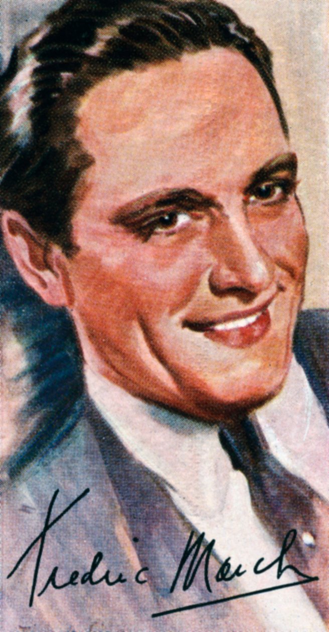 Fredric March, 1897-1975, actor estadounidense ganador de dos premios de la Academia, siglo XX de Unbekannt