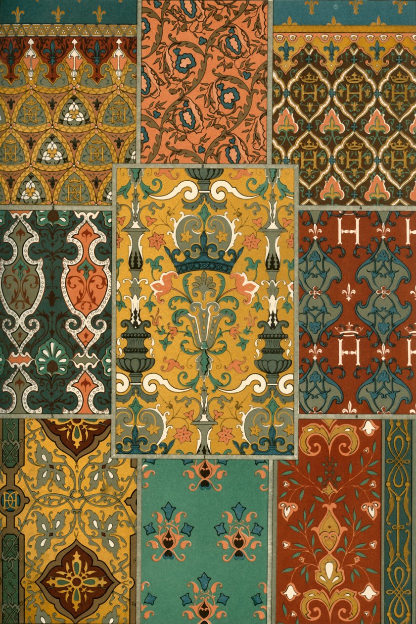 Pintura de alfombra renacentista francesa, 1898 de Unbekannt