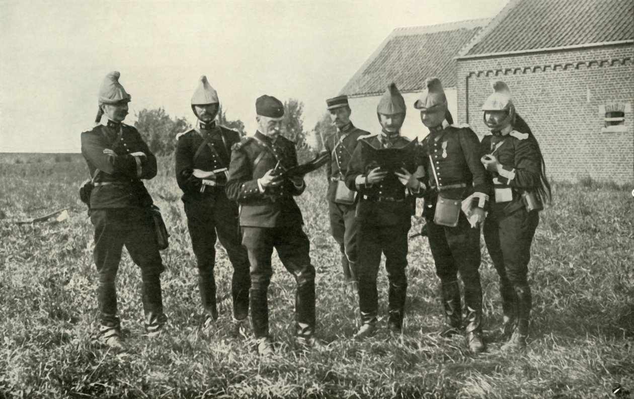 Oficiales del Estado Mayor francés en consulta, 1914, 1919 de Unbekannt