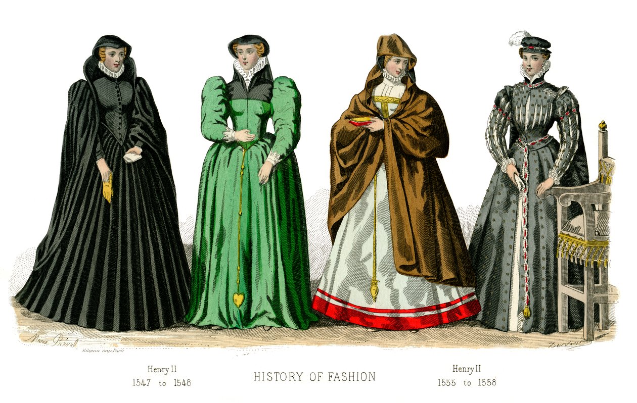 Traje francés: Enrique II, 1882 de Unbekannt