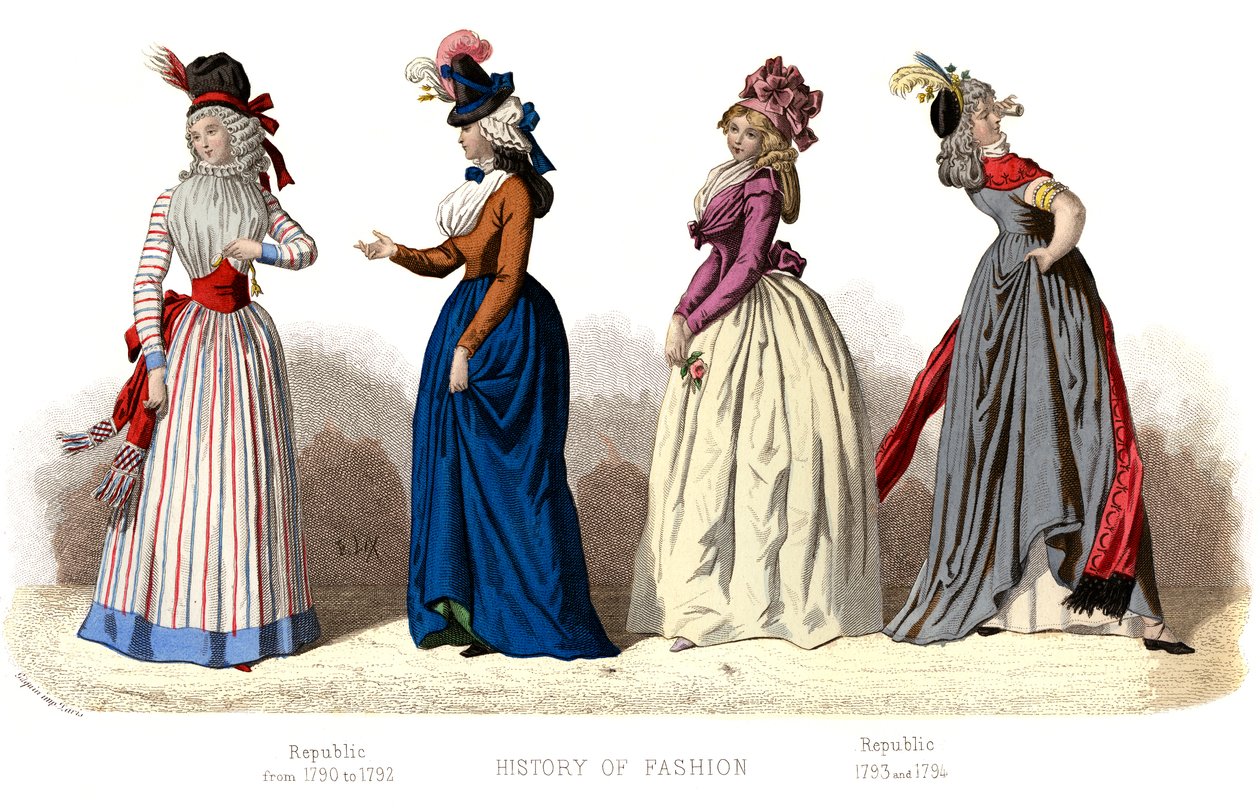 Traje francés: República, 1882 de Unbekannt
