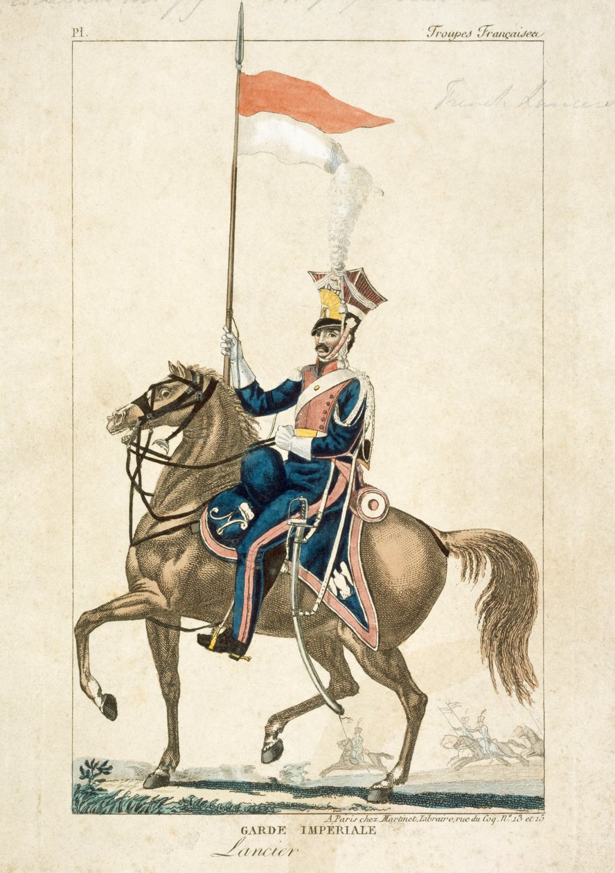 Lancero francés de la Guardia Imperial, Guerras Napoleónicas de Unbekannt