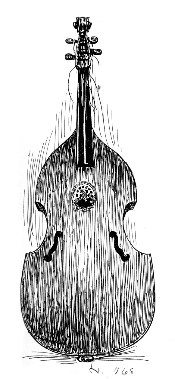 Viola da gamba francesa, c1600, 1901 de Unbekannt