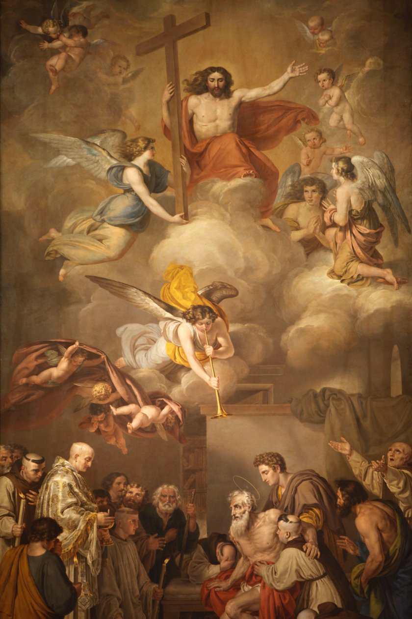Fresco en la iglesia de San Jerónimo Madrid España de Unbekannt