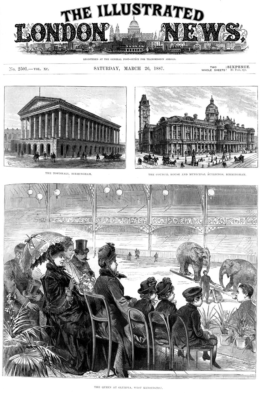 Portada de The Illustrated London News, 1887 de Unbekannt