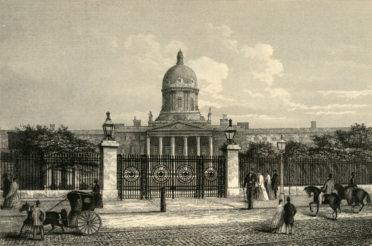 Vista frontal del Hospital de Bethlehem, c1876 de Unbekannt