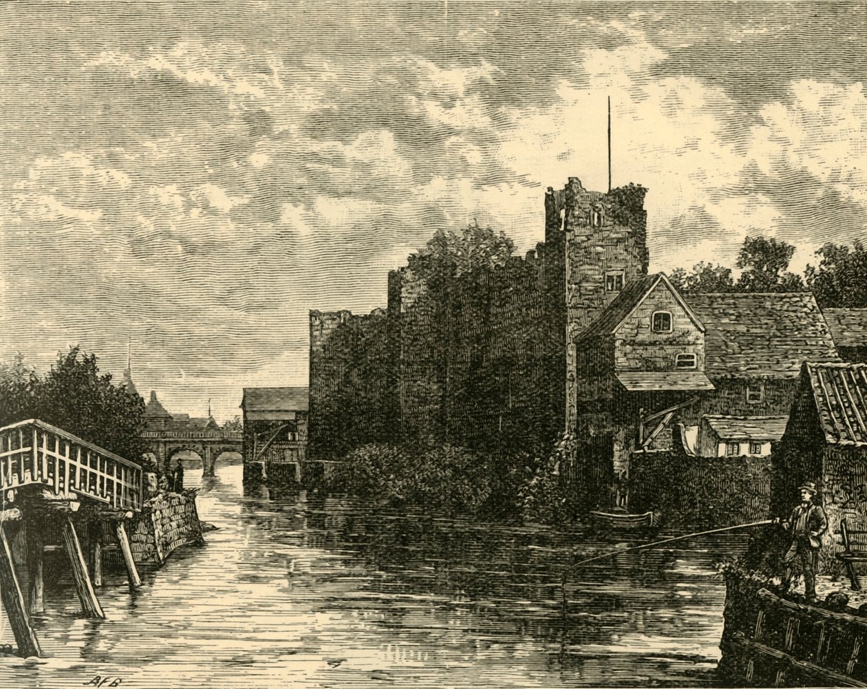 Frente del Castillo de Newark, 1898 de Unbekannt