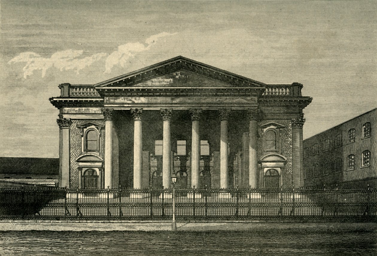 Frente del Tabernáculo Metropolitano, c1878 de Unbekannt