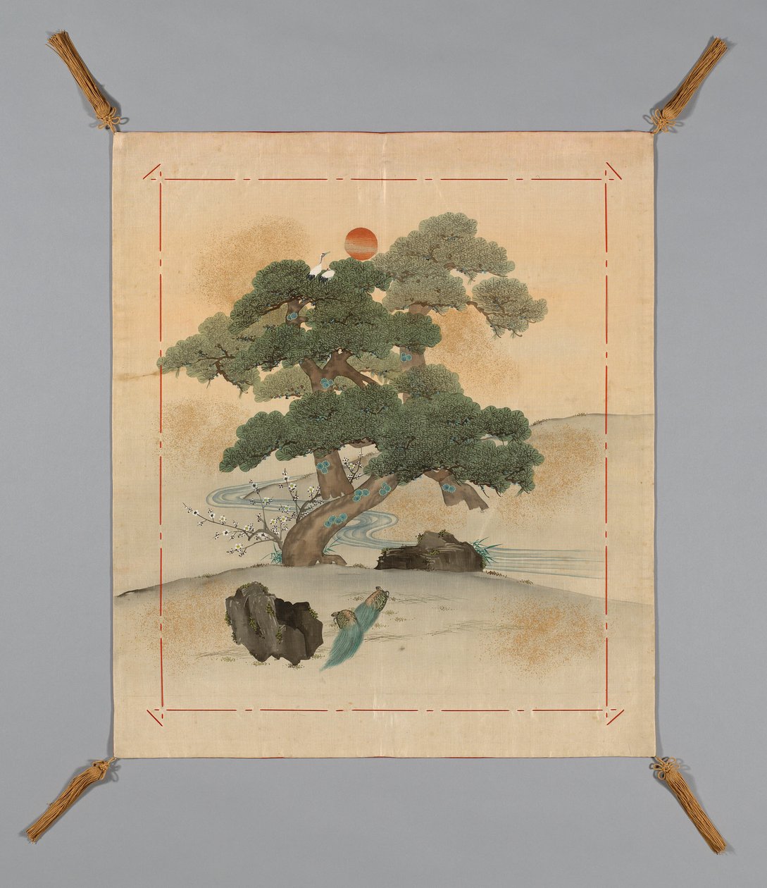 Cubierta de regalo Fukusa, Japón, principios del período Meiji 1868-1912, 186883 de Unbekannt