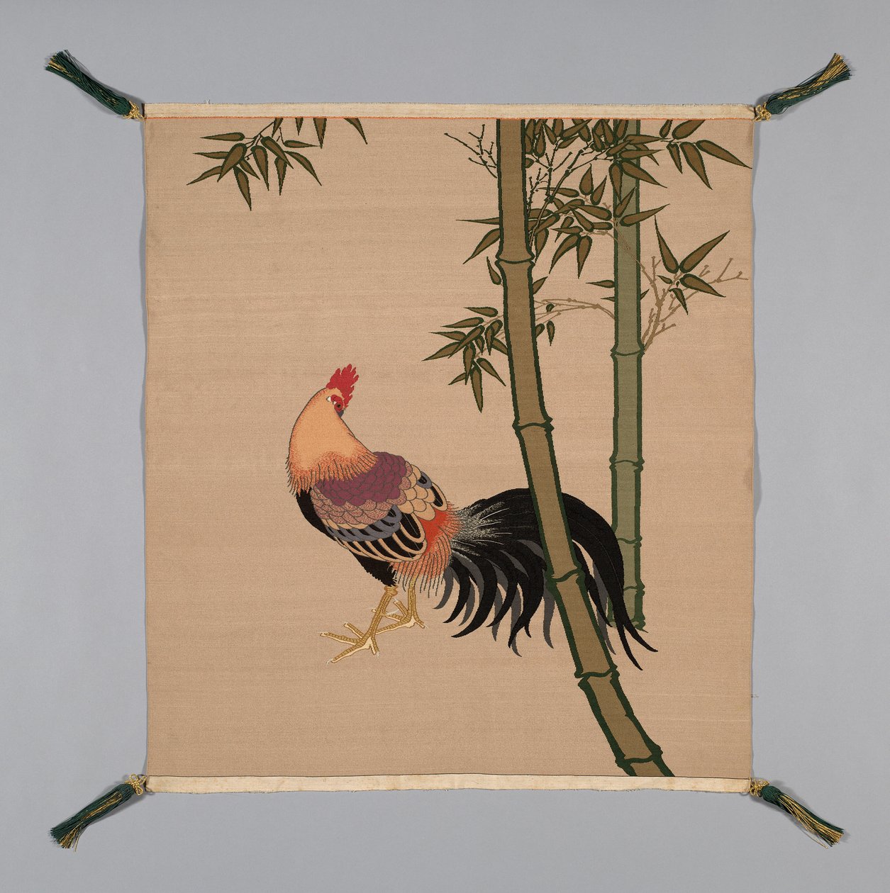 Cubierta de Regalo Fukusa, Japón, finales del período Edo 1789-1868 período Meiji 1868-1912, siglo XIX de Unbekannt