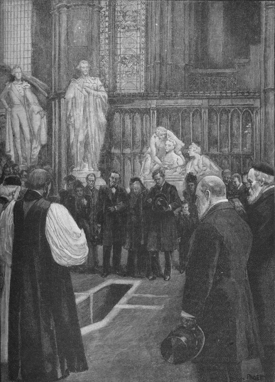 Funeral de William Ewart Gladstone en la Abadía de Westminster, Londres de Unbekannt