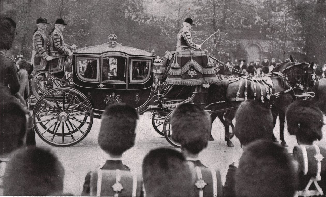 Procesión fúnebre del Rey Eduardo VII, Londres, 20 de mayo de 1910 de Unbekannt