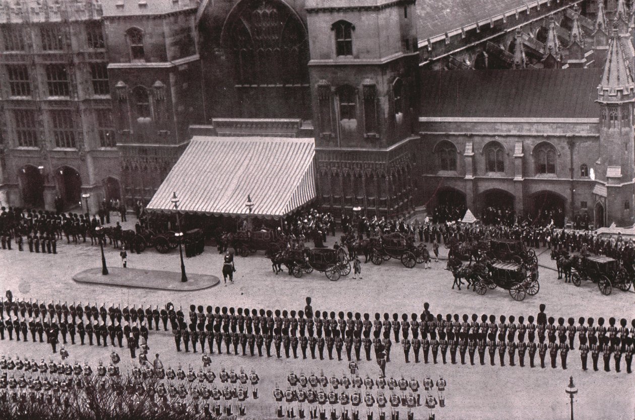 Procesión fúnebre del Rey Eduardo VII, Londres, 20 de mayo de 1910 de Unbekannt