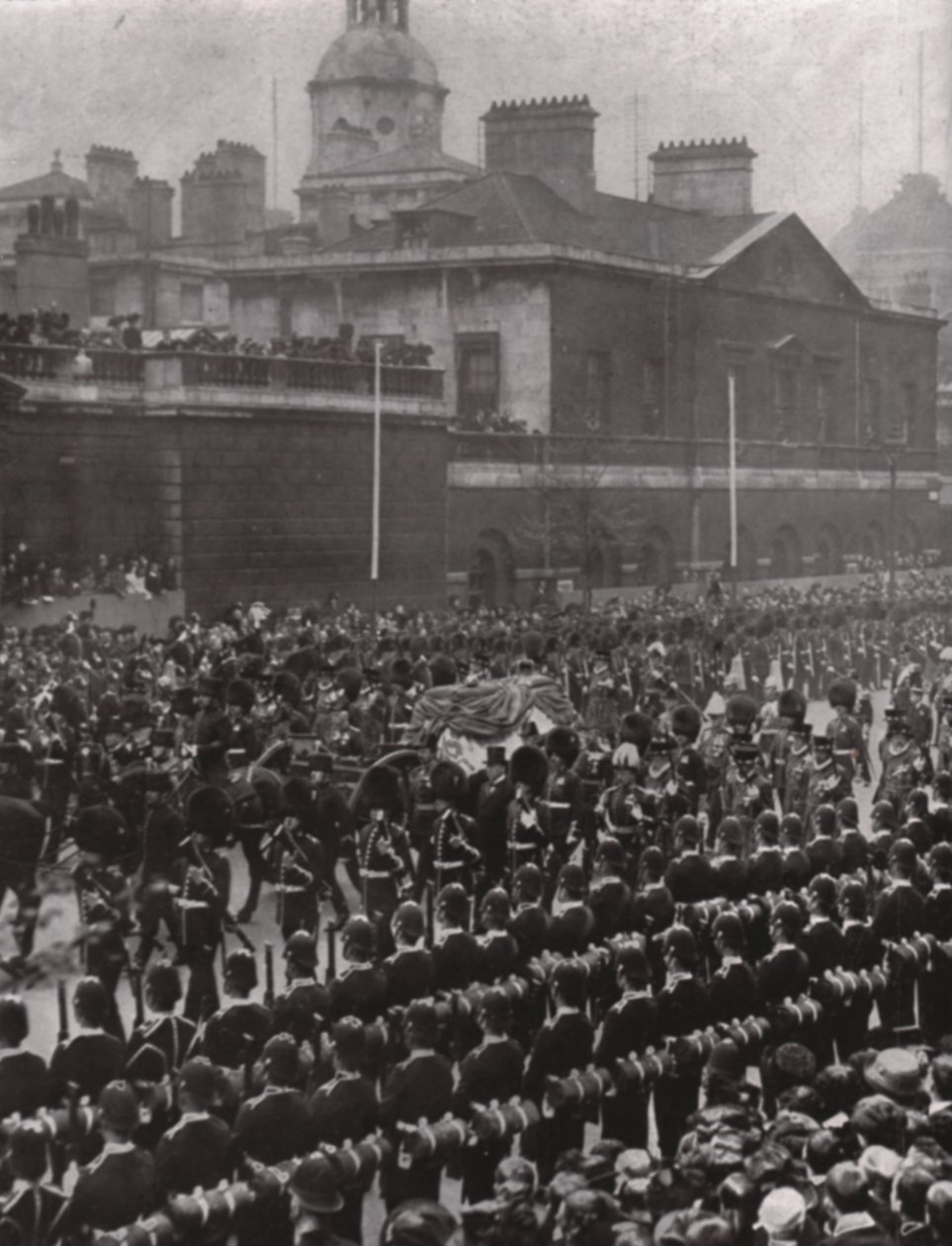 Procesión fúnebre del Rey Eduardo VII, Whitehall, Londres, 20 de mayo de 1910 de Unbekannt