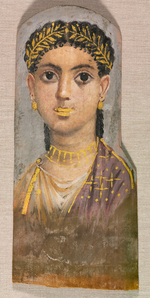 Retrato funerario de una niña, c. AD 25-37 de Unbekannt
