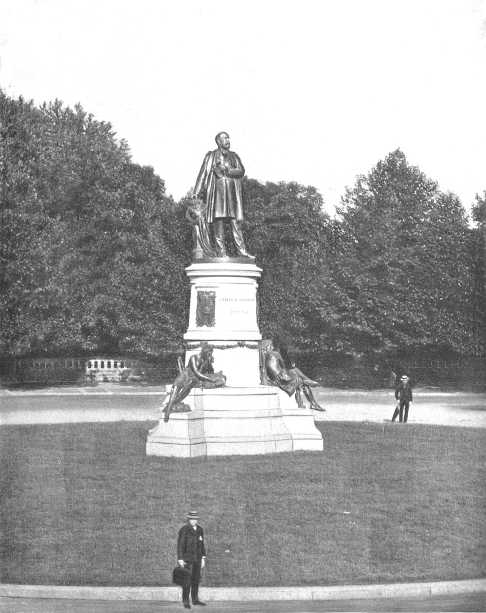 Estatua de Garfield, Washington DC, EE.UU., c1900 de Unbekannt