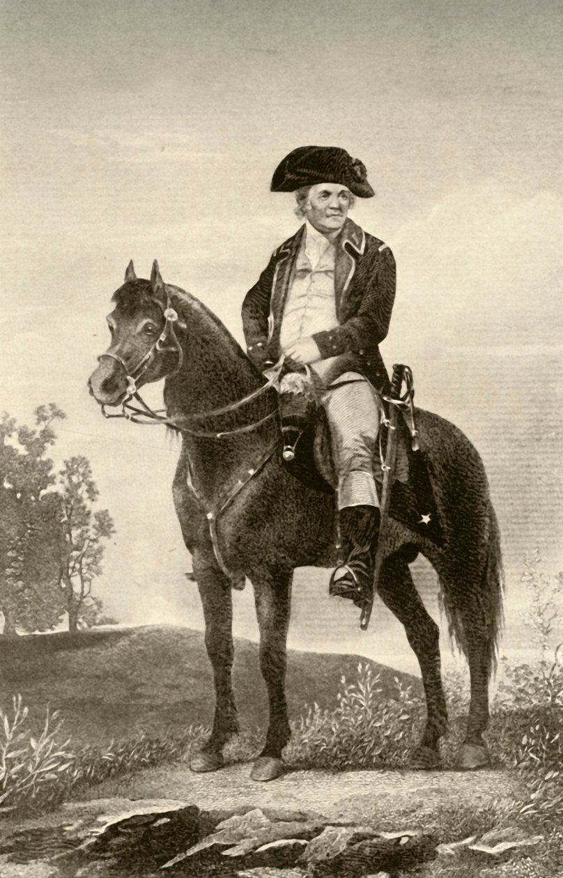 General Israel Putnam, mostrando el uniforme de un soldado continental, c1770, 1937 de Unbekannt