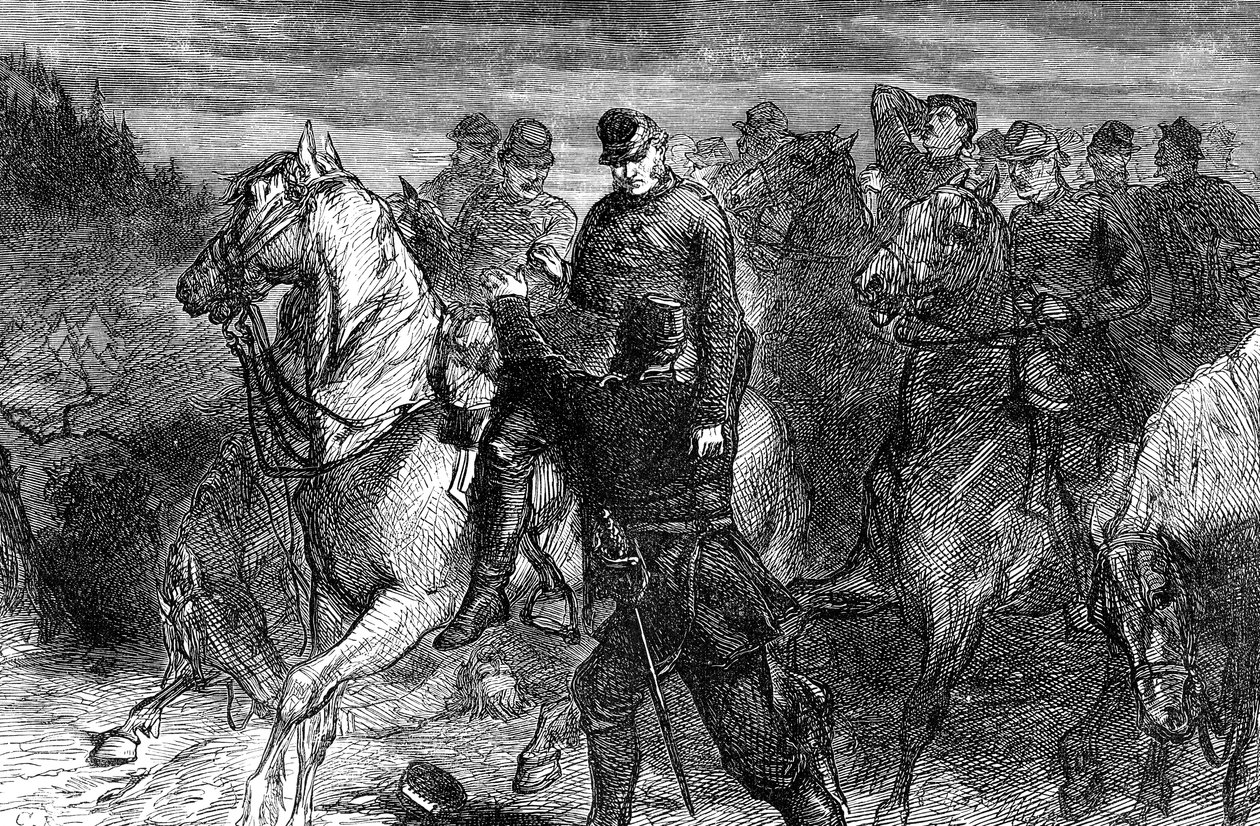 General Jackson mortalmente herido, finales del siglo XIX de Unbekannt