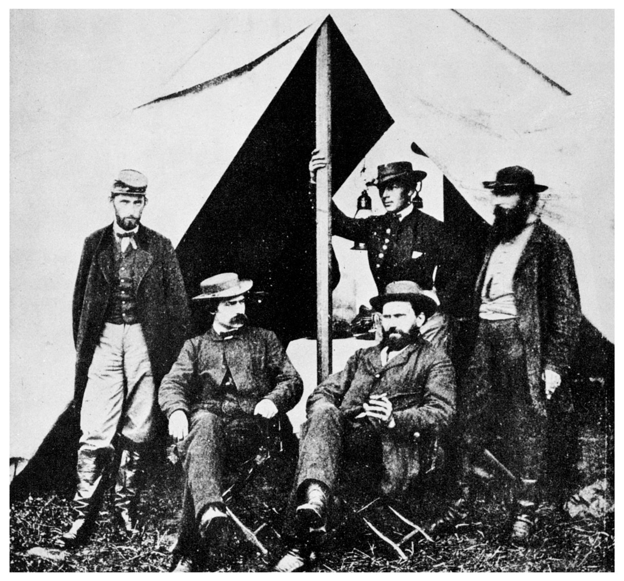 Cuartel general del General McClellan, Antietam, Maryland, Guerra Civil Americana, 1861-1862, 1955 de Unbekannt