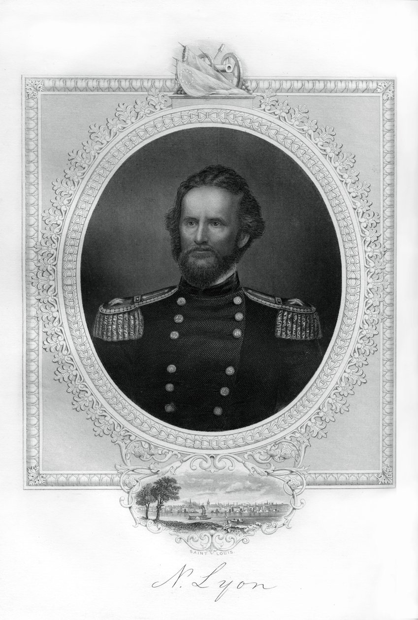 General Nathaniel Lyon, general de la Unión en la Guerra Civil Americana, 1862-1867 de Unbekannt
