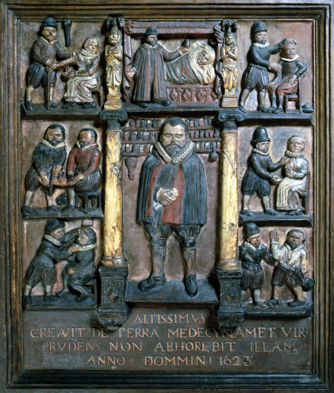 Letrero de Cirujanos de Práctica General, c 1623 de Unbekannt