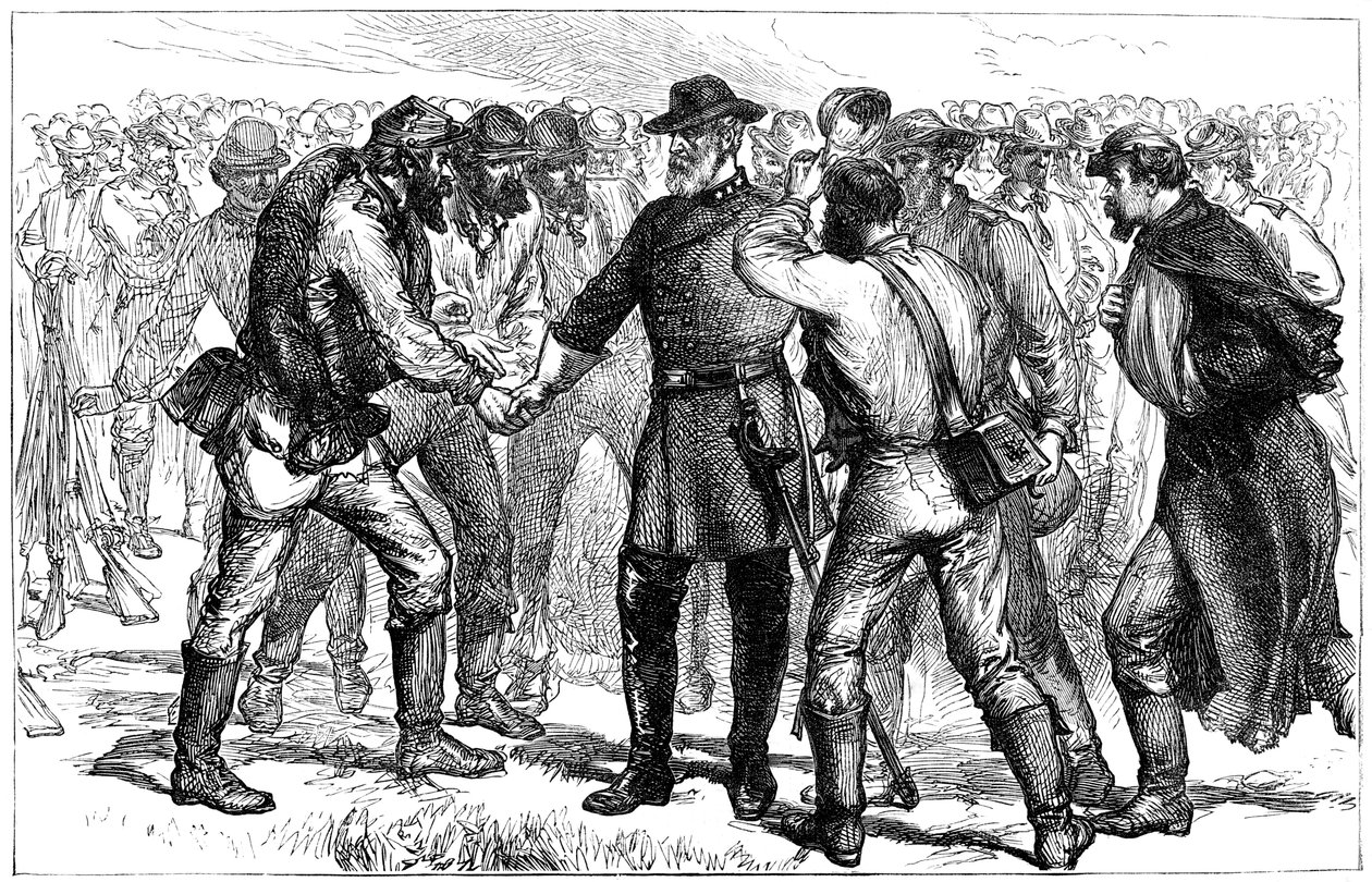 Despedida del General Robert E. Lee a sus soldados, 1865 c1880 de Unbekannt