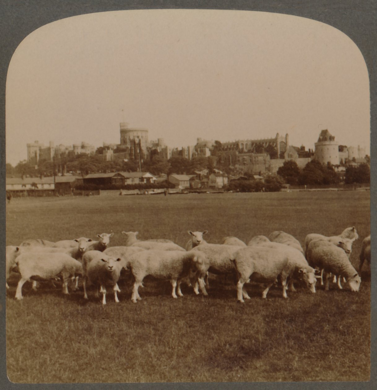 Vista general del castillo de Windsor, Inglaterra, 1896 de Unbekannt