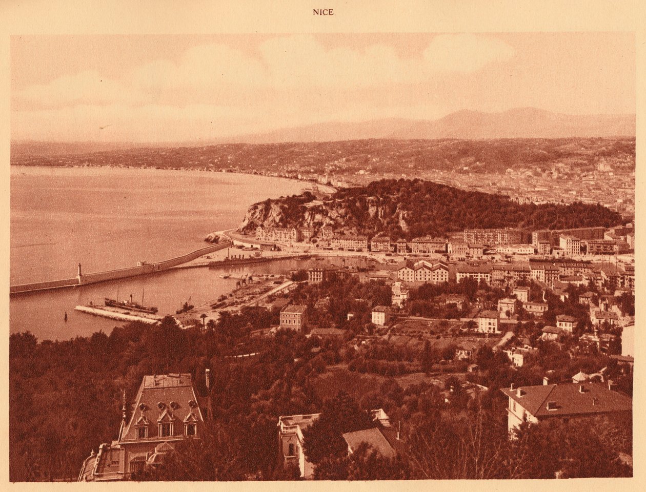 Vista general de Niza, 1930 de Unbekannt