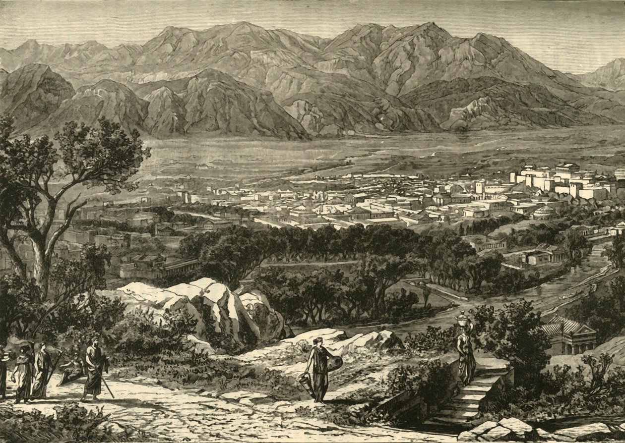 Vista general de Esparta, restaurada de Unbekannt