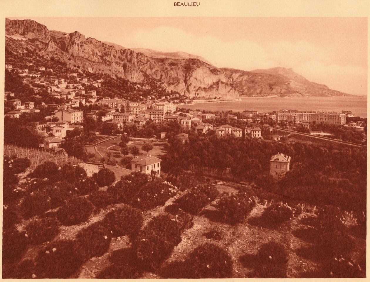 Vista general, Beaulieu, 1930 de Unbekannt
