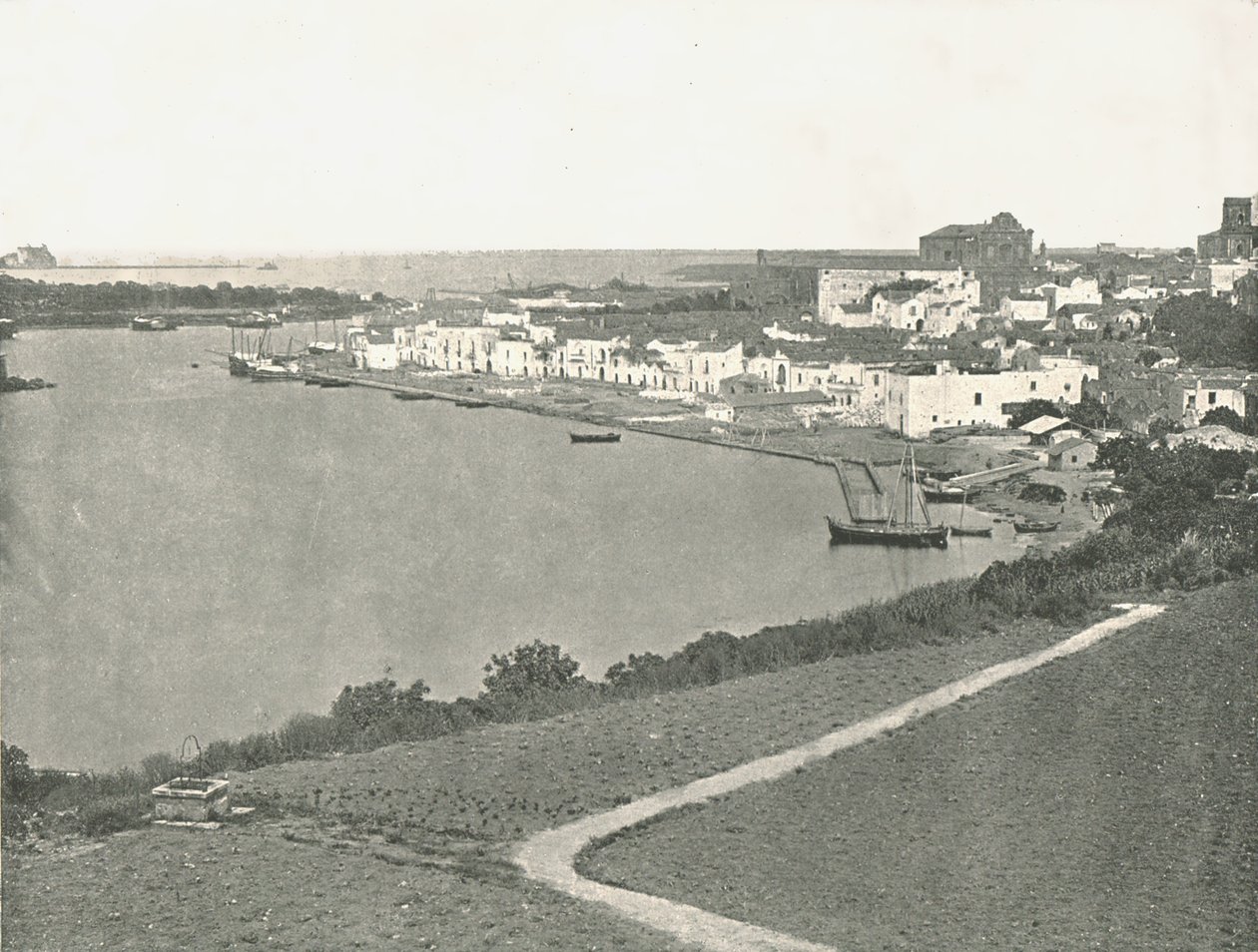 Vista general, Brindisi, Italia, 1895 de Unbekannt